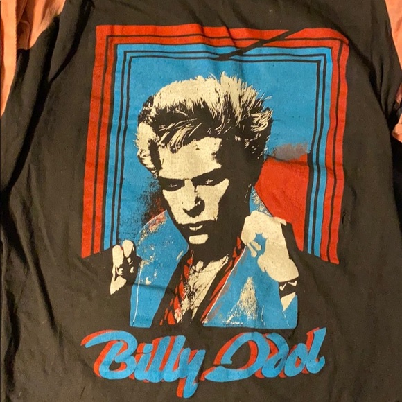 Billy Idol Raglan Shirt - Picture 3 of 6